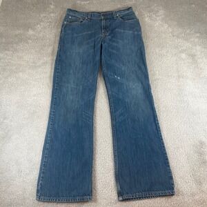 VTG Polo Ralph Lauren Women's Boot Cut Jeans Blue Medium Wash Cotton Size 18